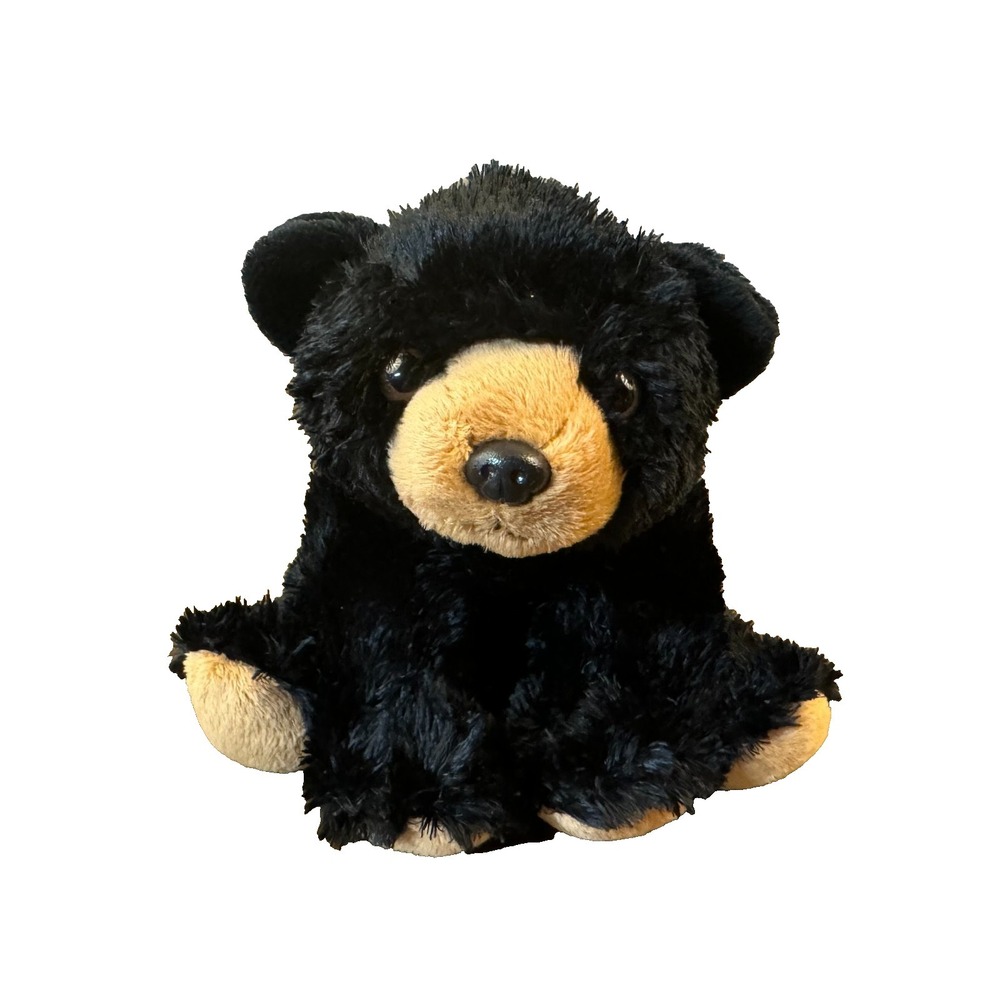 Wild Republic Black Bear Baby Cub 2016 Plush Stuffed Animal Realistic 12‎ Inch